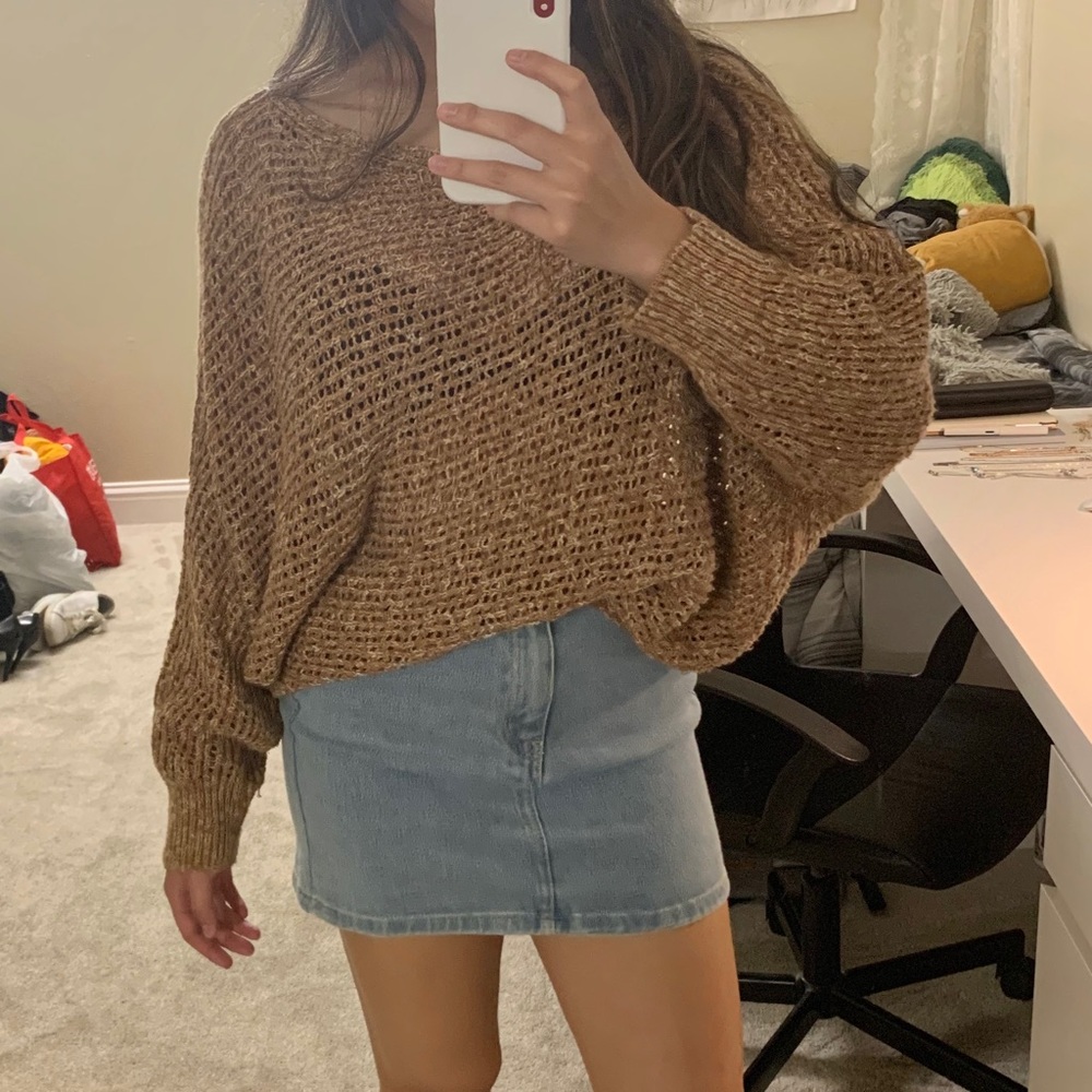 free people butterfly wing sweater / shawl